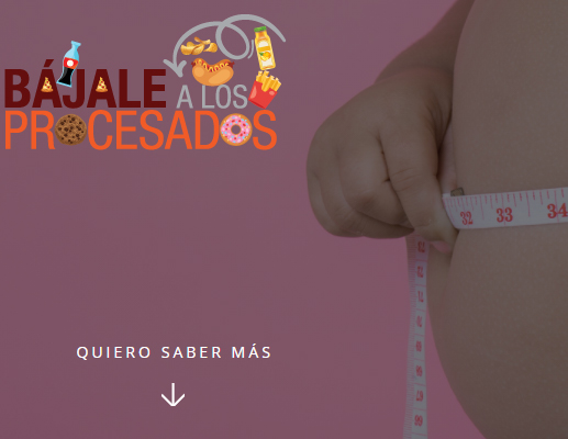 Bájale a los procesados; campaña publicitaria, website